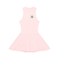 Women’s Ruched Sleeveless Full-Zip Dress